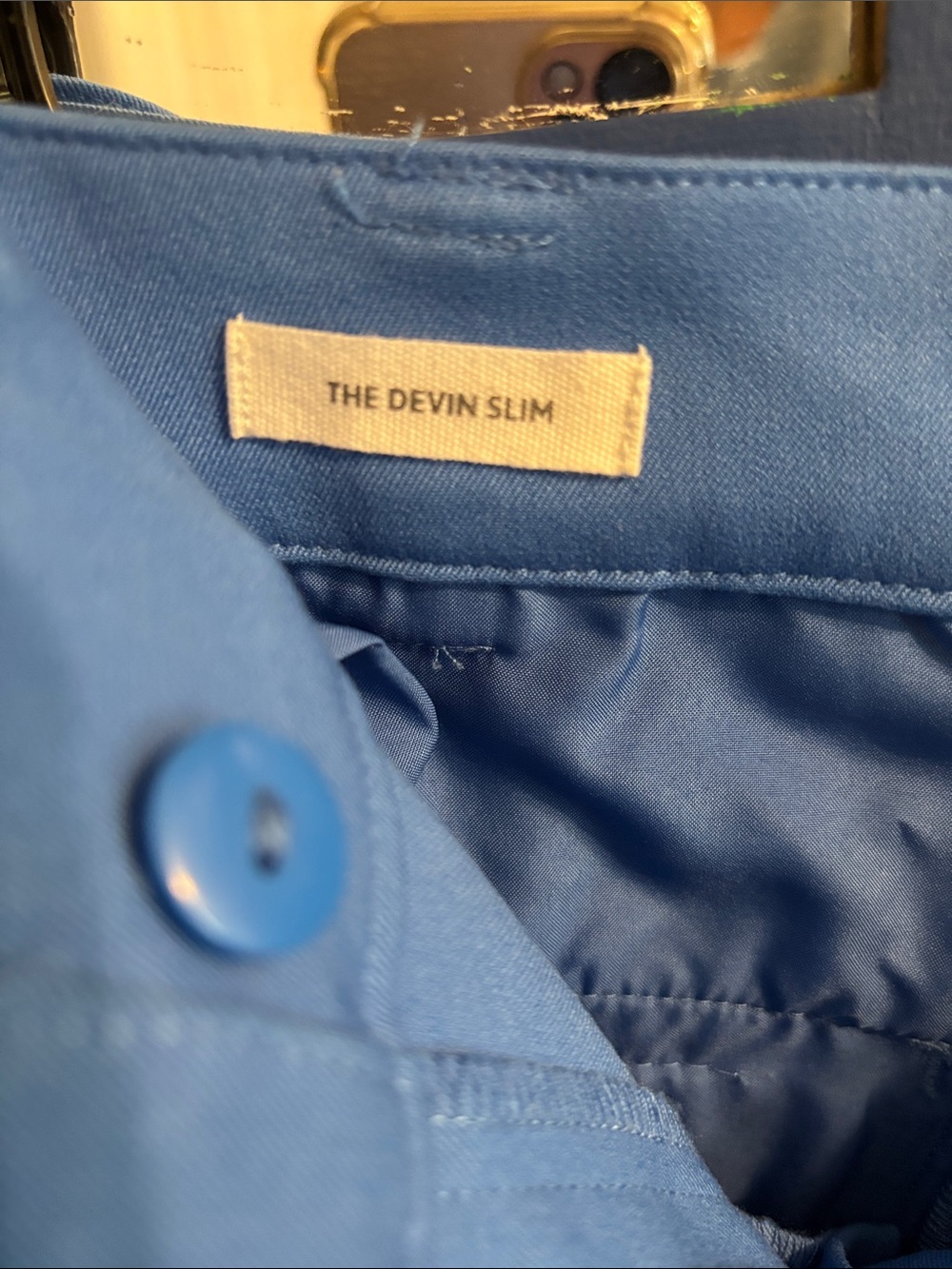 Loft Blue Tailored Dress Pants - Sz 4 - Picture 3 of 11